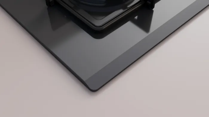 Gazlı Ocak 67 cm Sert cam OE37H9P10D