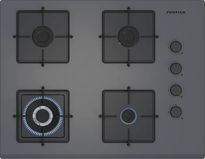Gazlı Ocak 67 cm Sert cam OE37H9P10D