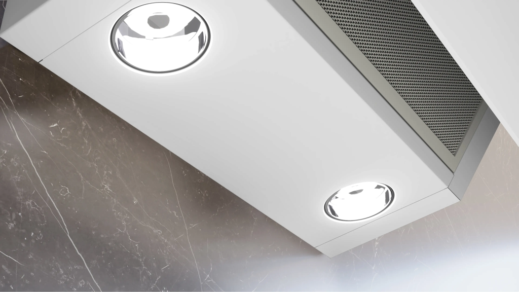 iQ100 Duvar Tipi Davlumbaz 60 cm Beyaz Cam Yüzey, Beyaz