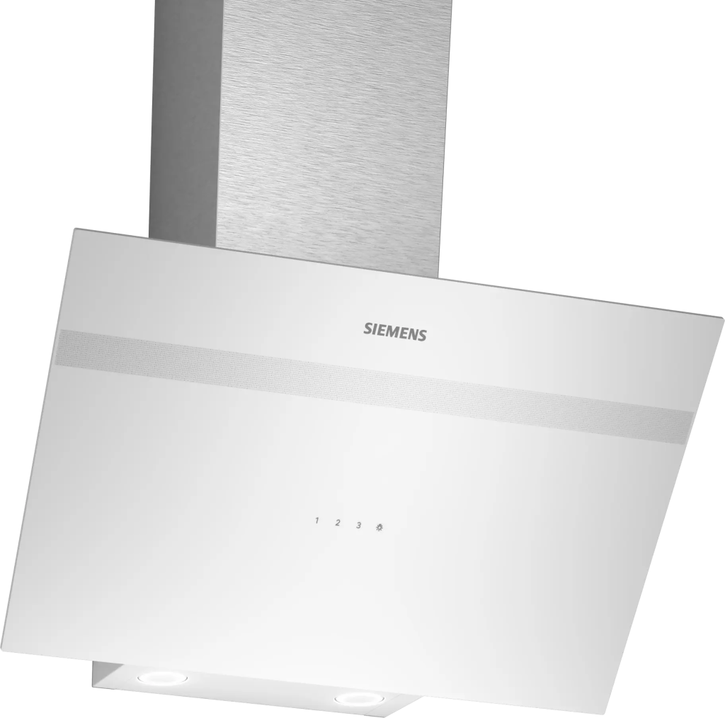 iQ100 Duvar Tipi Davlumbaz 60 cm Beyaz Cam Yüzey, Beyaz