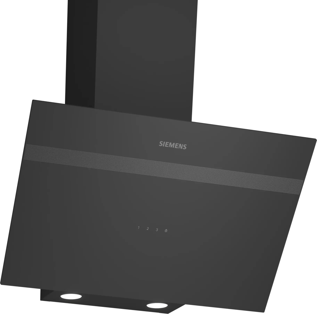 iQ100 Duvar Tipi Davlumbaz 60 cm Siyah Cam, Siyah