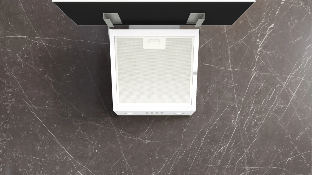 iQ100 Duvar Tipi Davlumbaz Beyaz Cam Yüzey, Beyaz