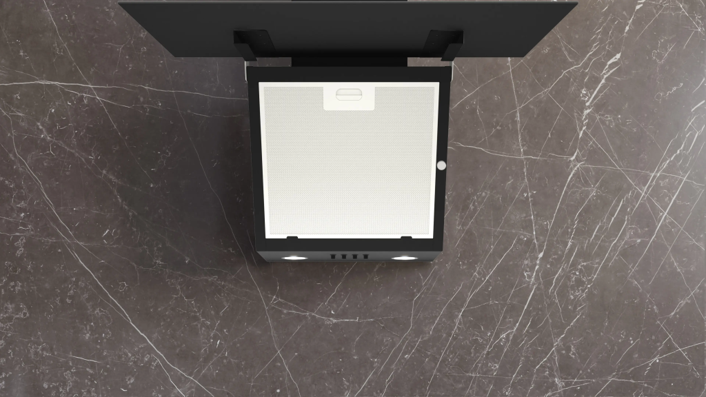 iQ100 Duvar Tipi Davlumbaz Siyah Cam, Siyah