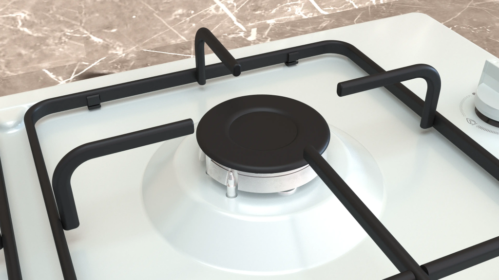 iQ100 Gazlı Ocak 60 cm Emaye, Beyaz