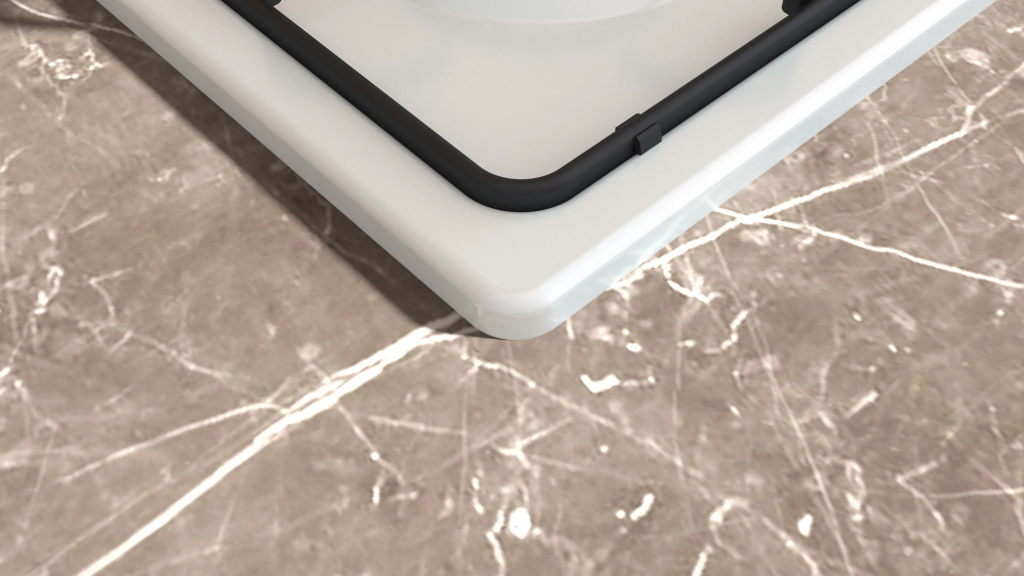 iQ100 Gazlı Ocak 60 cm Emaye, Beyaz