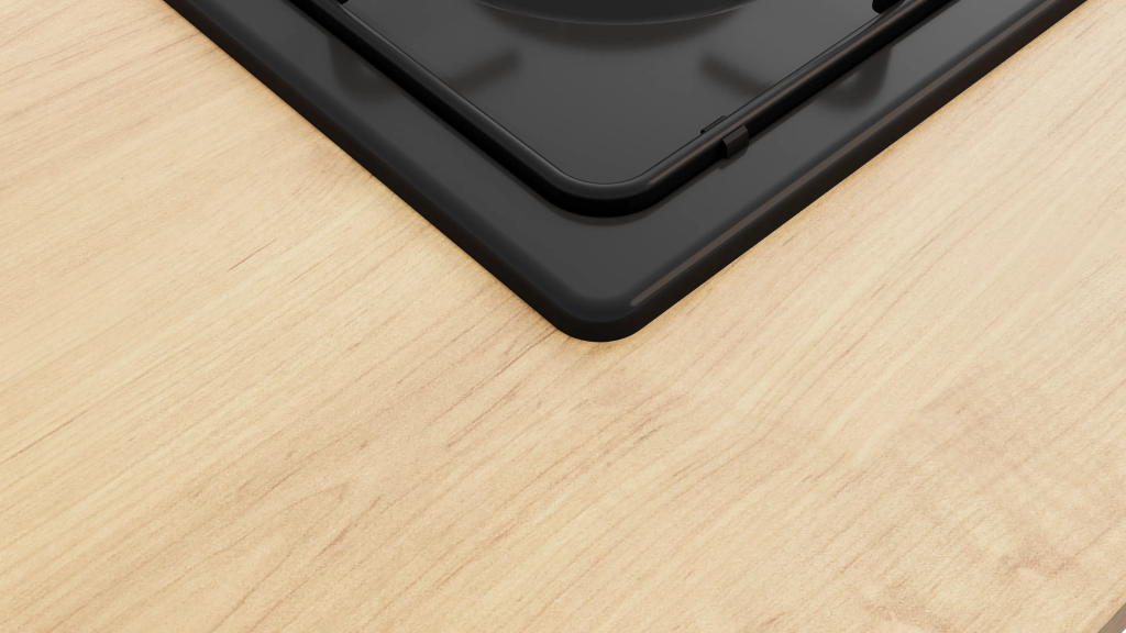 iQ100 Gazlı Ocak 60 cm Emaye, Siyah