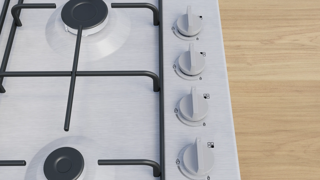 iQ100 Gazlı Ocak 60 cm Paslanmaz çelik