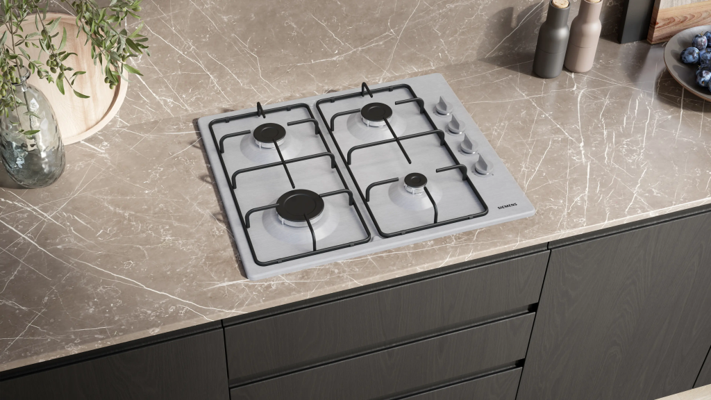 iQ100 Gazlı Ocak 60 cm Paslanmaz çelik