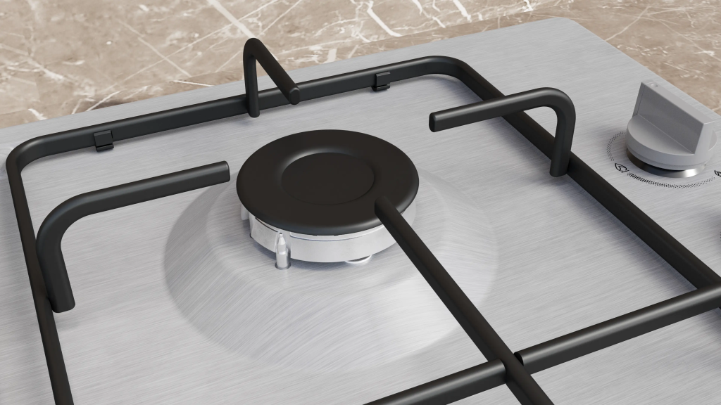 iQ100 Gazlı Ocak 60 cm Paslanmaz çelik