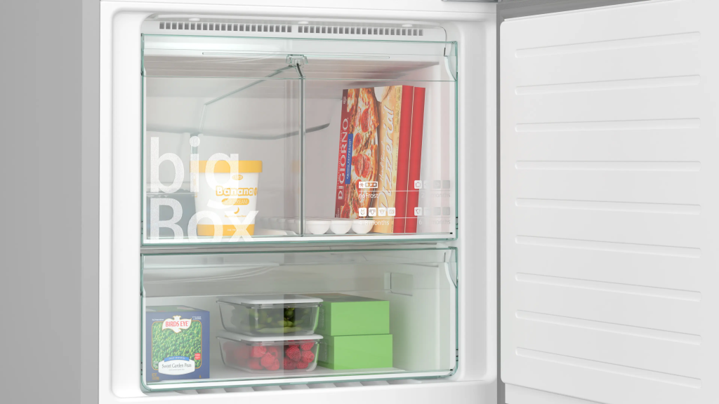 iQ300 Alttan Donduruculu Buzdolabı 186 x 70 cm Kolay temizlenebilir Inox, Total noFrost