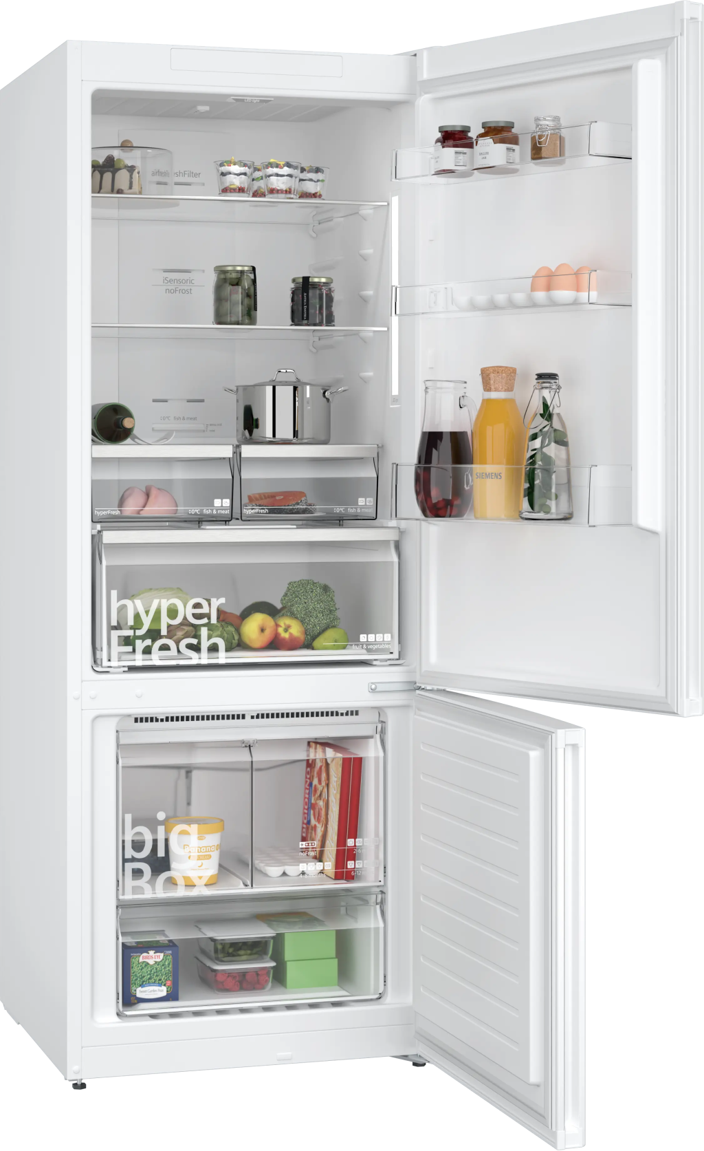 iQ300 Alttan Donduruculu Buzdolabı 186 x 70 cm Beyaz, Total noFrost