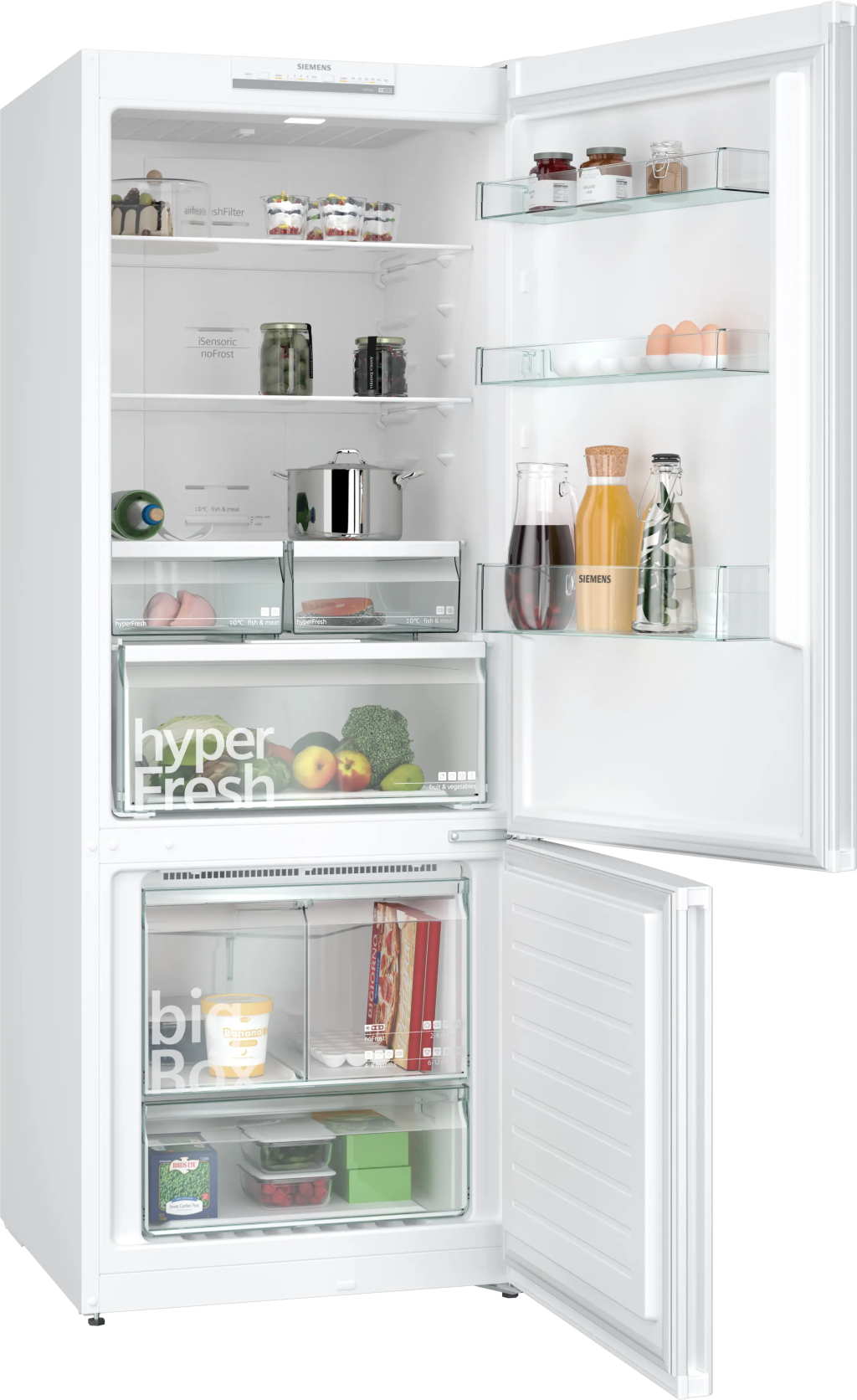 iQ300 Alttan Donduruculu Buzdolabı 186 x 70 cm Beyaz, Total noFrost