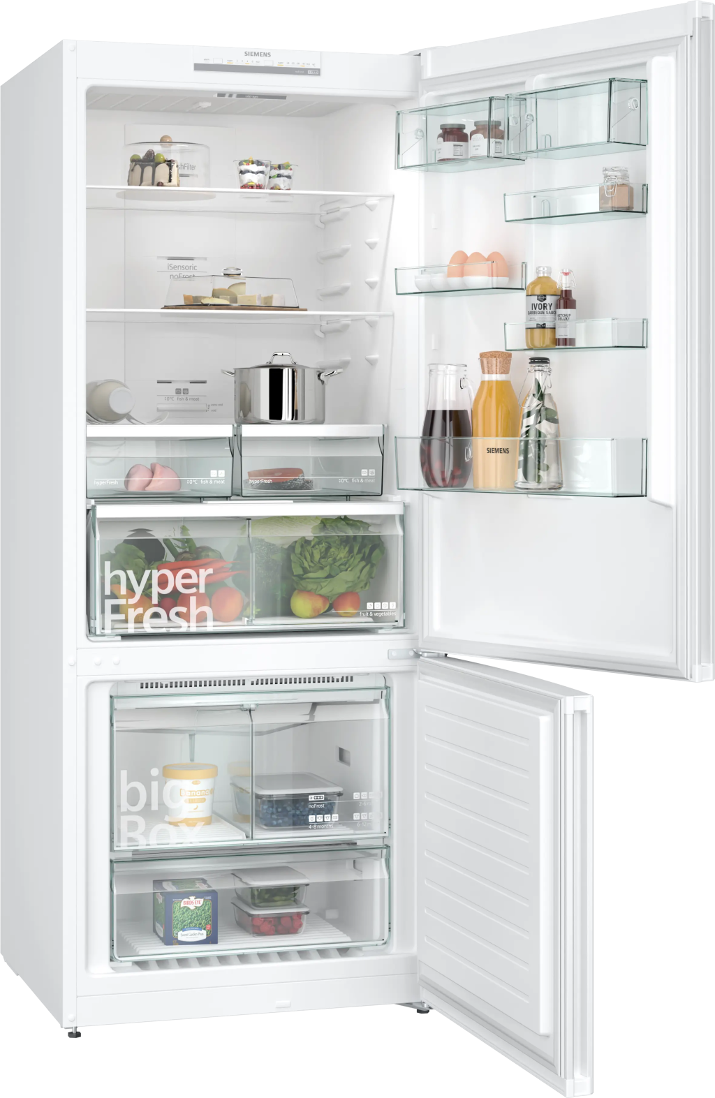 iQ300 Alttan Donduruculu Buzdolabı 186 x 75 cm Beyaz, Total noFrost