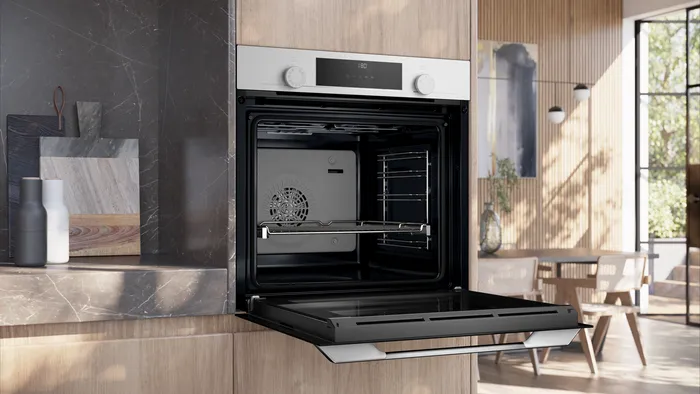 iQ300 Buhar Destekli Ankastre Fırın 60 x 60 cm Beyaz