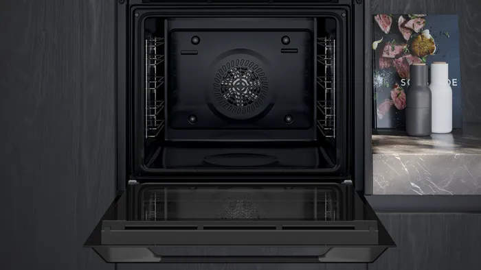 iQ300 Buhar Destekli Ankastre Fırın 60 x 60 cm Siyah