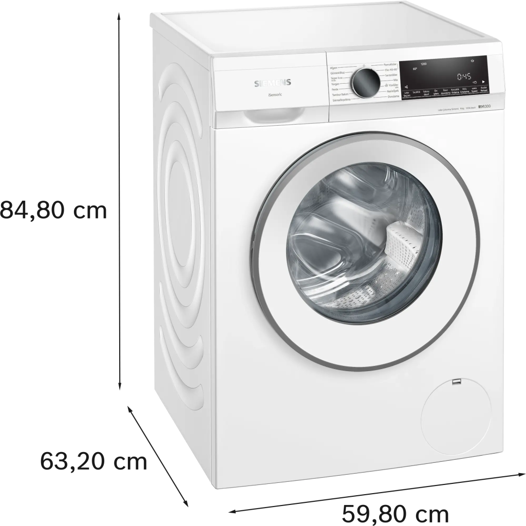 iQ300 Çamaşır Makinesi 9 kg maks. 1200 dev./dak.