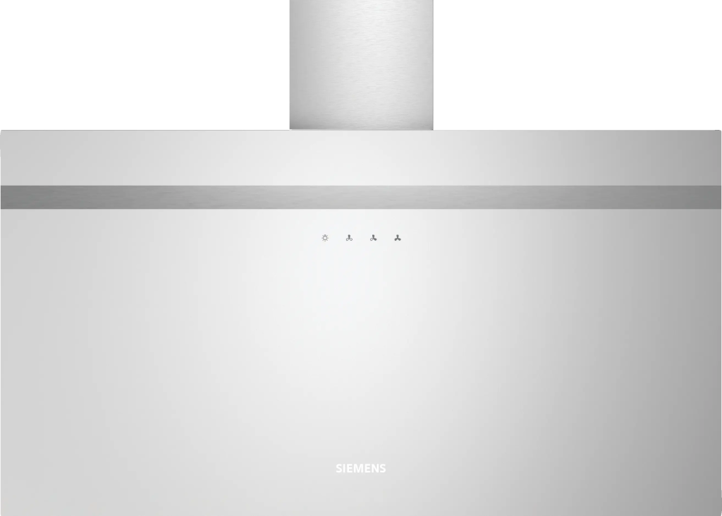 iQ300 Duvar Tipi Davlumbaz 90 cm Beyaz Cam Yüzey, Beyaz