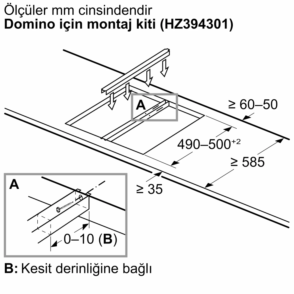 iQ300 Elektrikli Domino Ocak 30 cm Çerçeveli Montaj