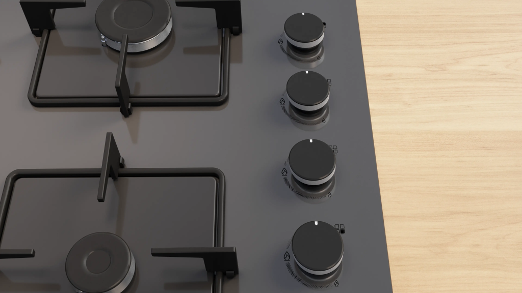 iQ300 Gazlı Ocak 60 cm Sert cam,