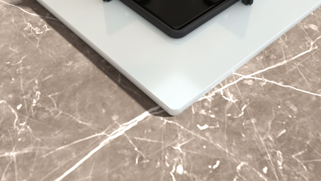 iQ300 Gazlı Ocak 60 cm Sert cam, Beyaz