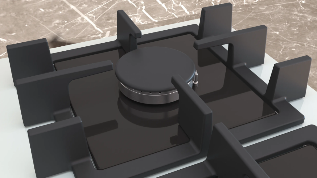 iQ300 Gazlı Ocak 60 cm Sert cam, Beyaz