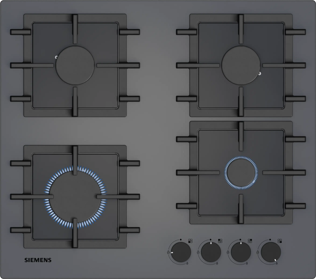 iQ300 Gazlı Ocak 60 cm Sert cam,