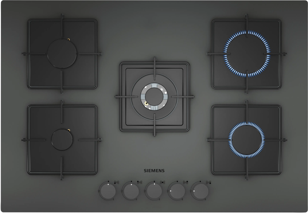 iQ300 Gazlı Ocak 75 cm Sert cam