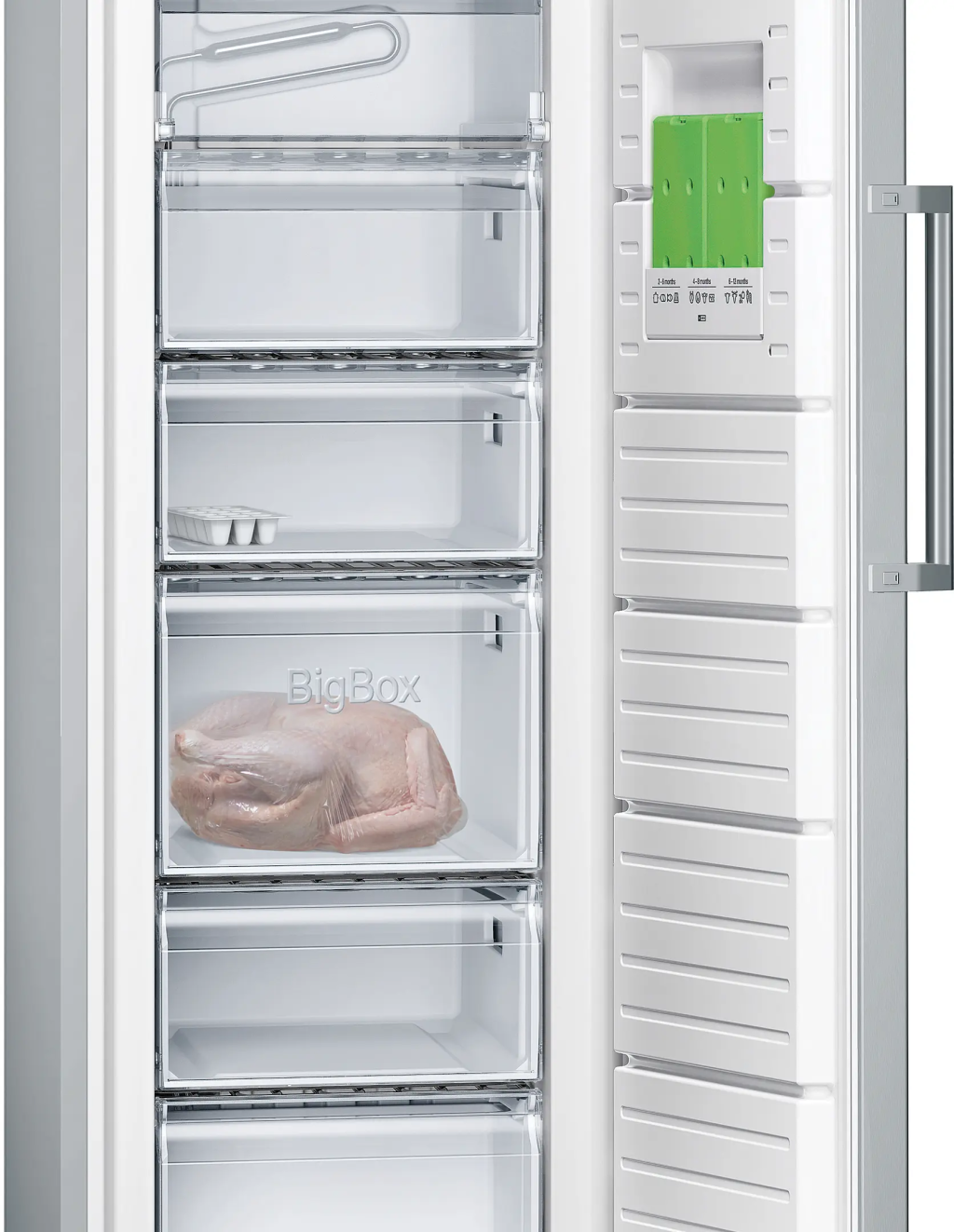 iQ300 Solo Derin Dondurucu 176 x 60 cm Kolay temizlenebilir Inox
