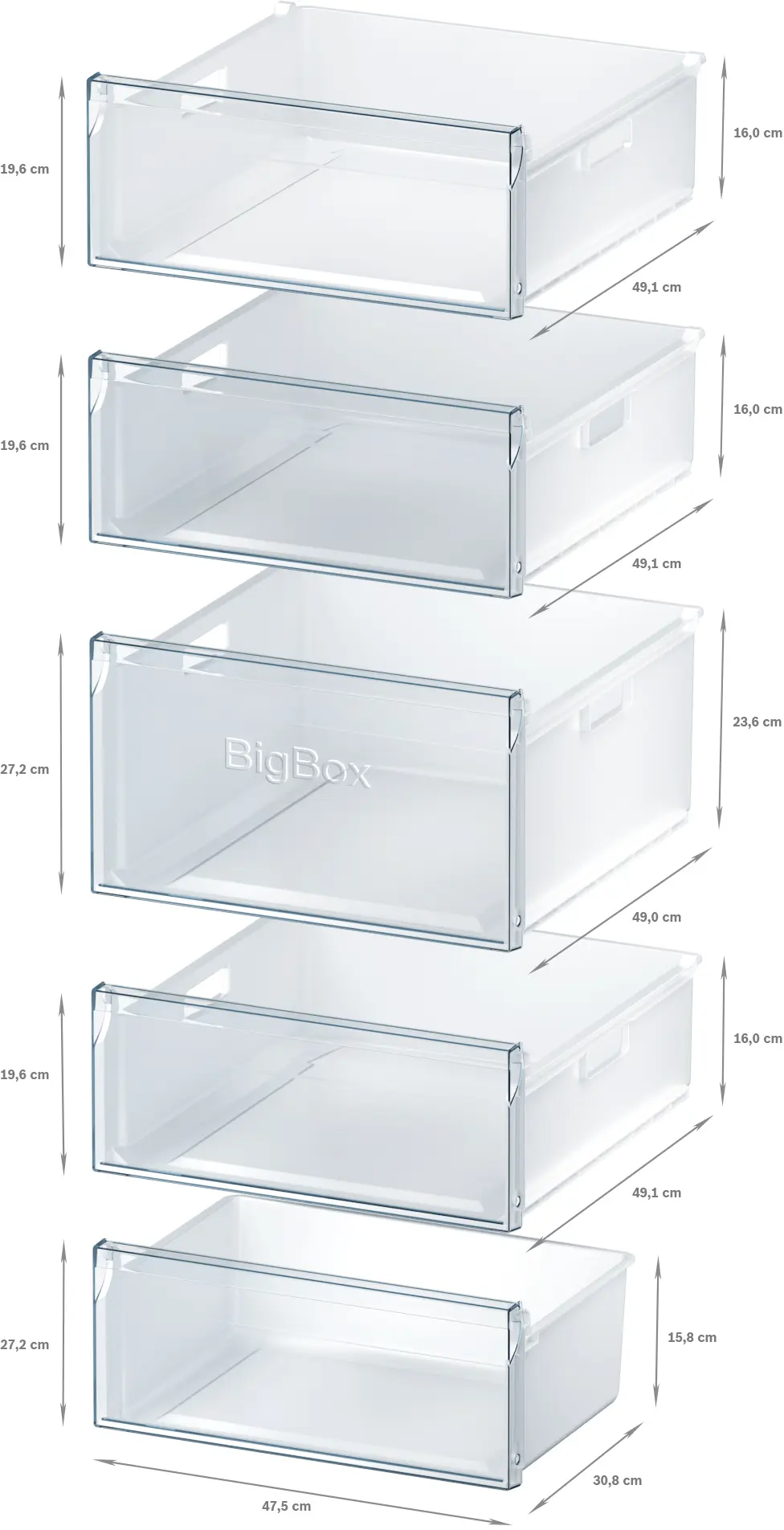 iQ300 Solo Derin Dondurucu 176 x 70 cm Beyaz