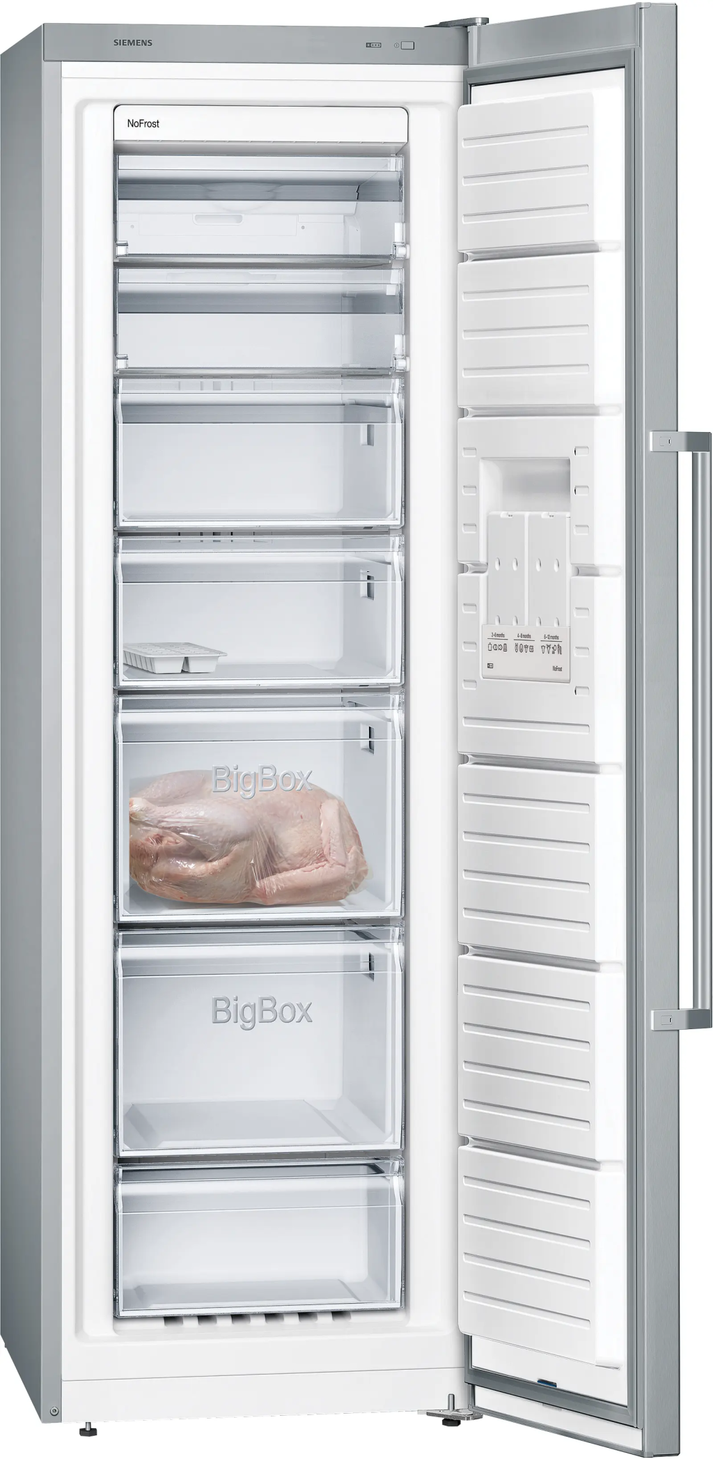 iQ300 Solo Derin Dondurucu 186 x 60 cm Kolay temizlenebilir Inox