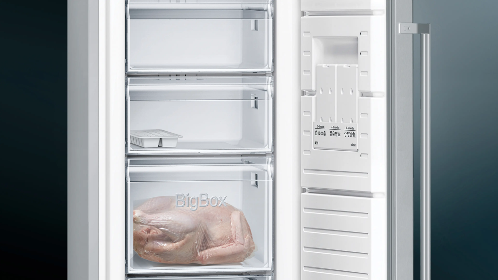 iQ300 Solo Derin Dondurucu 186 x 60 cm Kolay temizlenebilir Inox