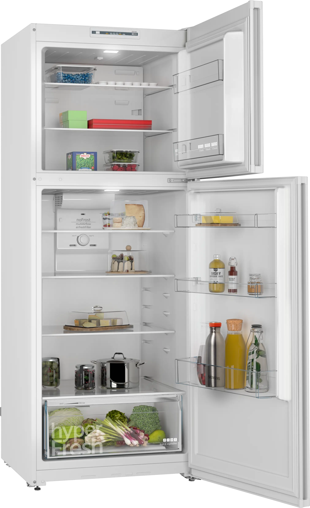 iQ300 Üstten Donduruculu Buzdolabı 186 x 70 cm Beyaz, Total noFrost