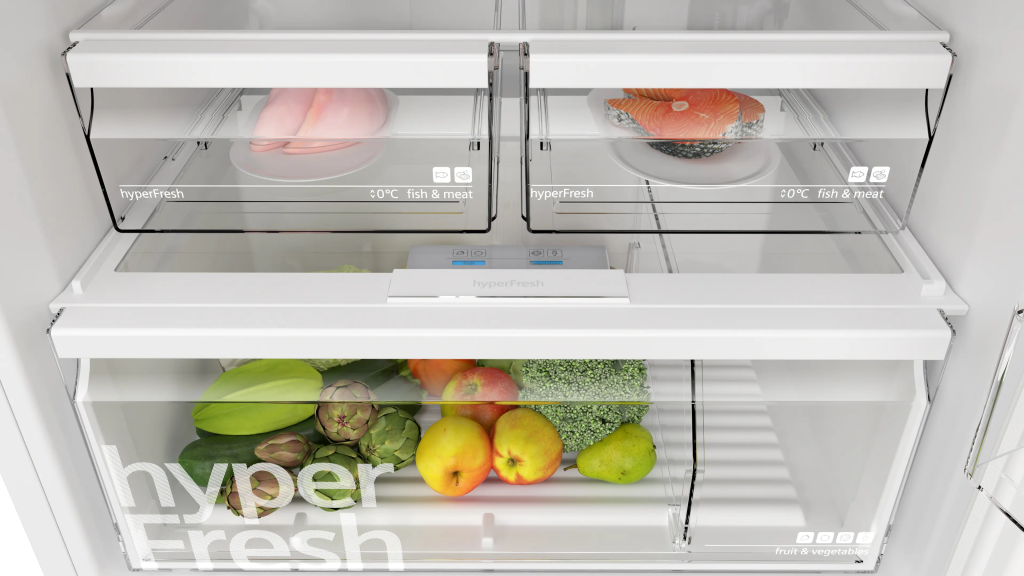 iQ300 Üstten Donduruculu Buzdolabı 186 x 75 cm Beyaz, Total noFrost