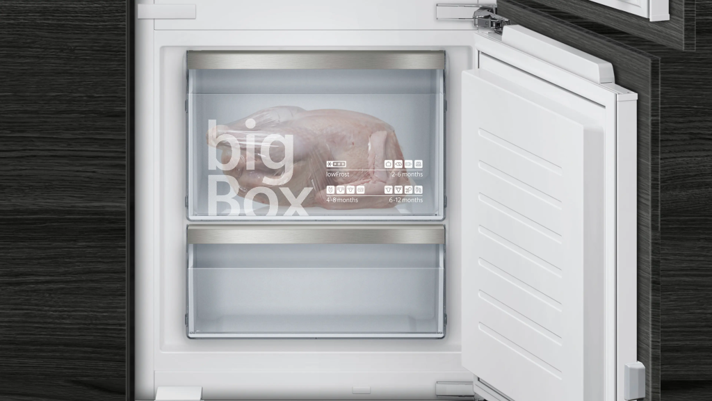 iQ500 Alttan Donduruculu Ankastre Buzdolabı 177.2 x 55.8 cm Düz Menteşe