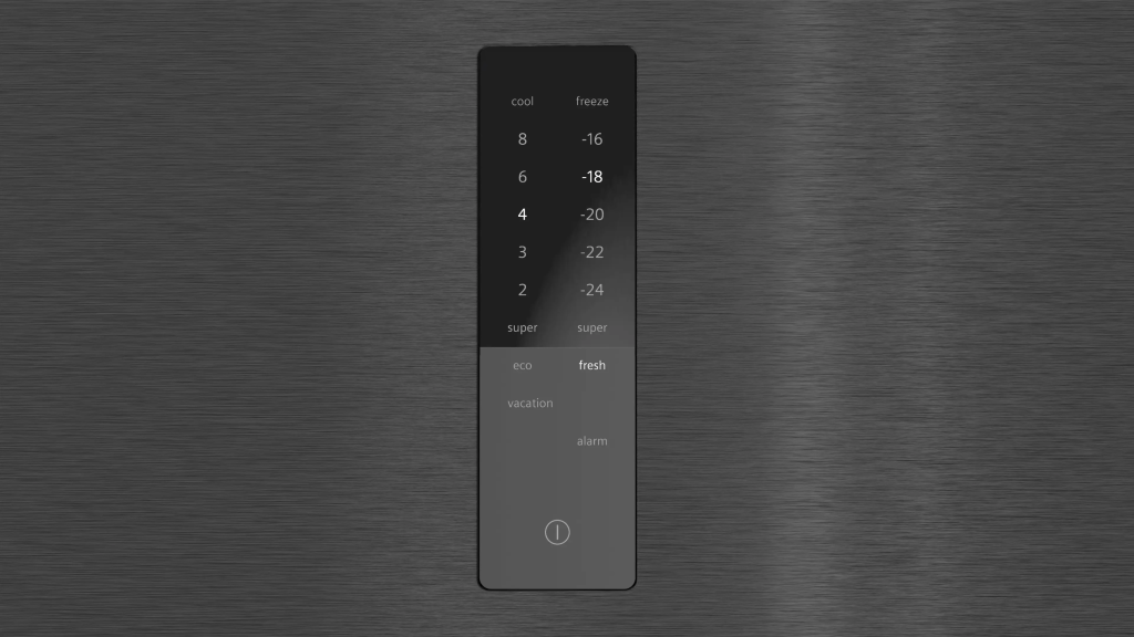 iQ500 Alttan Donduruculu Buzdolabı 186 x 75 cm BlackSteel, Total noFrost