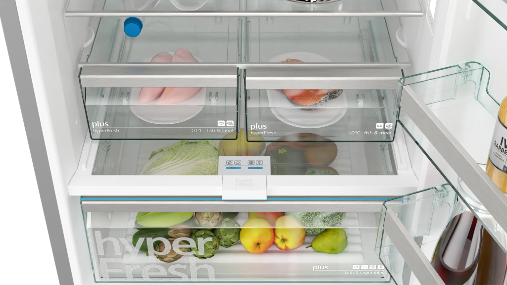 iQ500 Alttan Donduruculu Buzdolabı 193 x 70 cm Siyah, Total noFrost