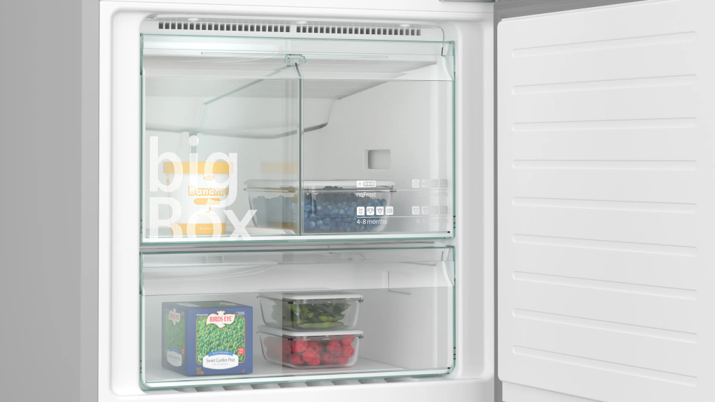 iQ500 Alttan Donduruculu Buzdolabı 193 x 70 cm Siyah, Total noFrost