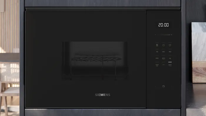 iQ500 Ankastre Mikrodalga, Izgara Fonksiyonlu Siyah