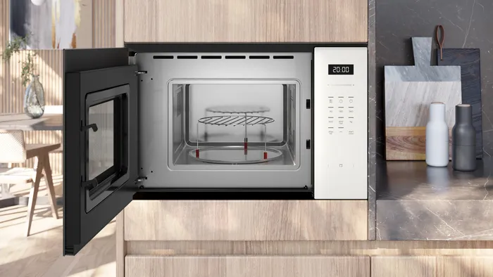 iQ500 Ankastre Mikrodalga, Izgara Fonksiyonlu Beyaz