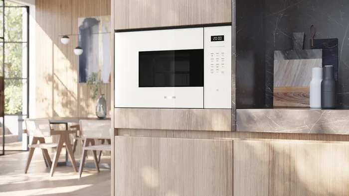 iQ500 Ankastre Mikrodalga, Izgara Fonksiyonlu Beyaz