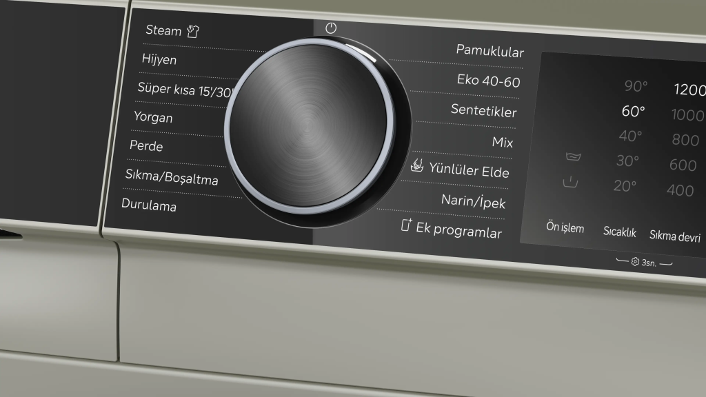 iQ500 Çamaşır Makinesi 10 kg maks. 1200 dev./dak., Gümüş