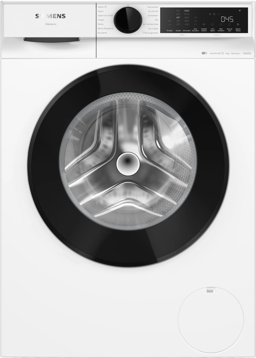 iQ500 Çamaşır Makinesi 9 kg maks. 1200 dev./dak.