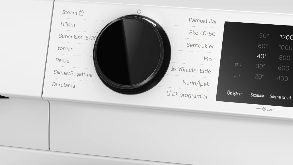 iQ500 Çamaşır Makinesi 9 kg maks. 1200 dev./dak.