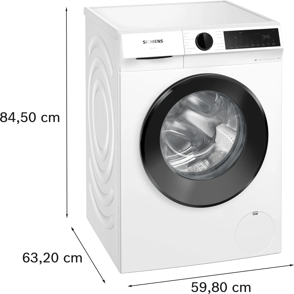 iQ500 Çamaşır Makinesi 9 kg maks. 1200 dev./dak.