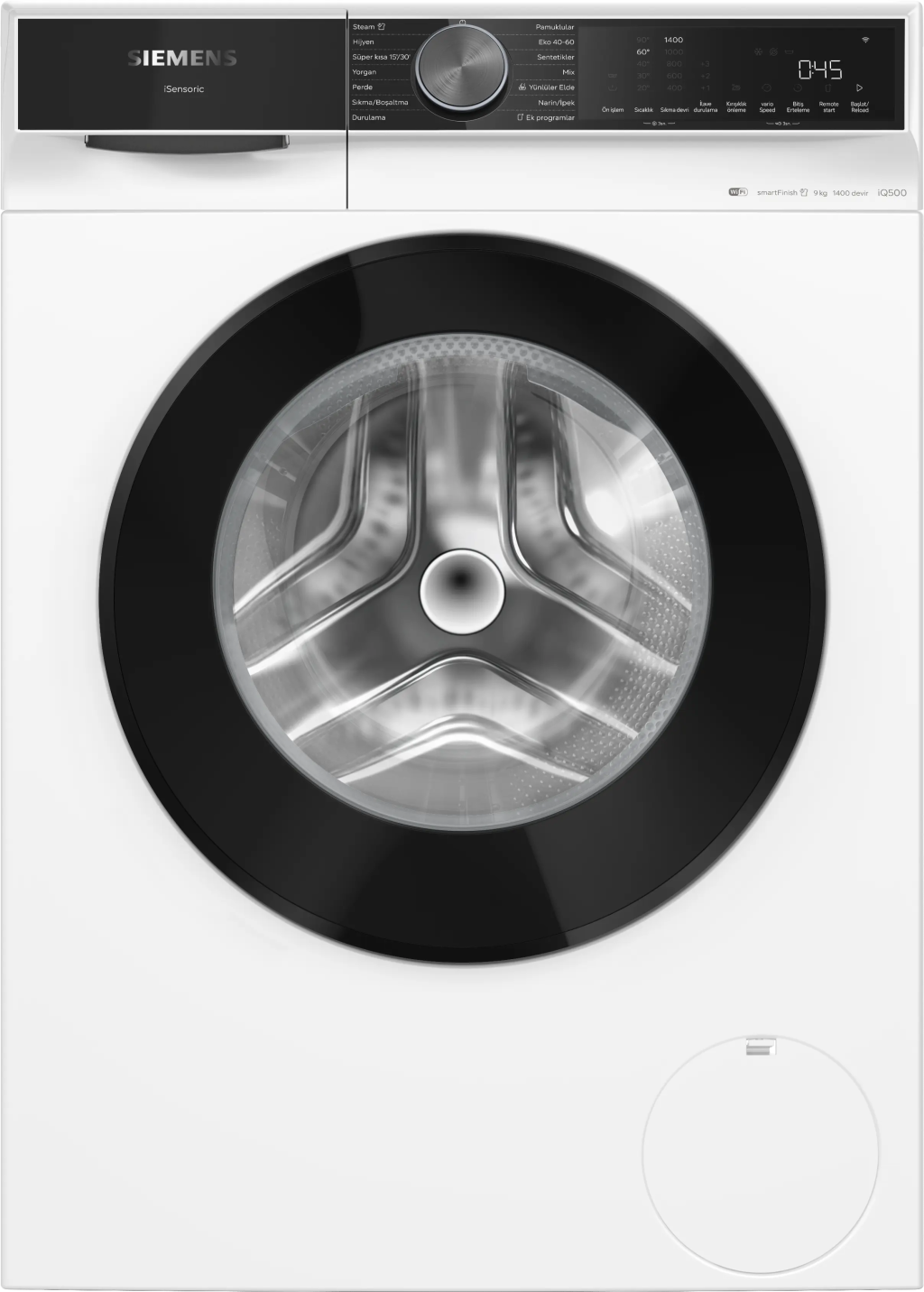 iQ500 Çamaşır Makinesi 9 kg maks. 1400 dev./dak.