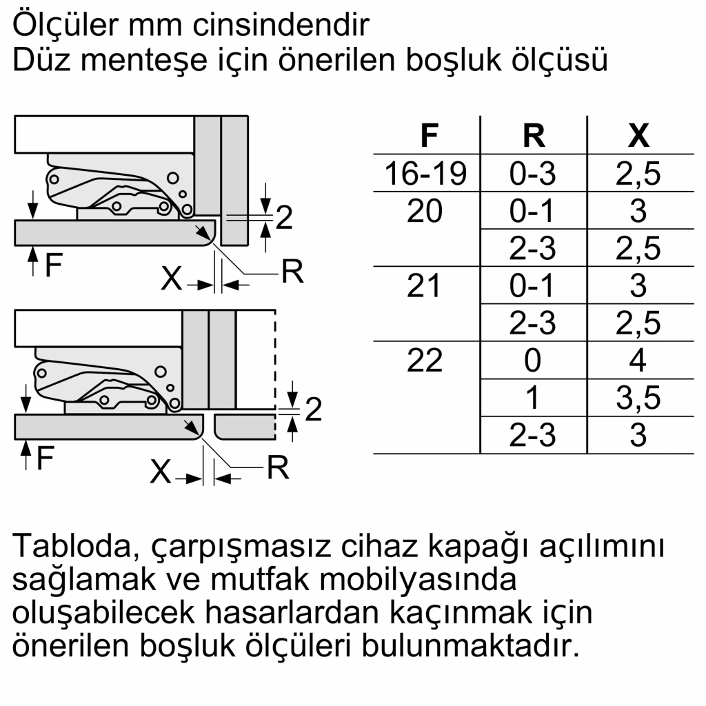 iQ500 Derin Donduruculu Ankastre Buzdolabı 177.2 x 55.8 cm softClosing Düz Menteşe