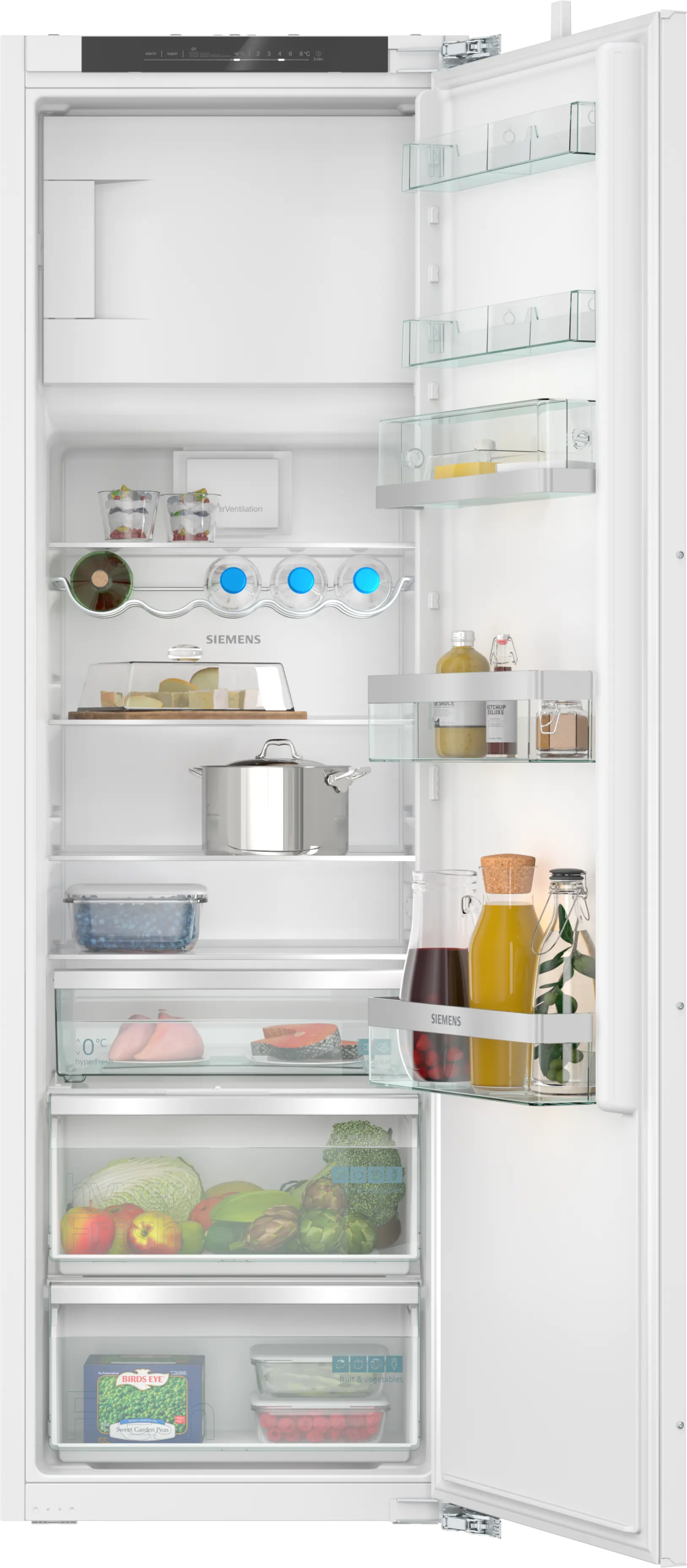 iQ500 Derin Donduruculu Ankastre Buzdolabı 177.2 x 55.8 cm softClosing Düz Menteşe