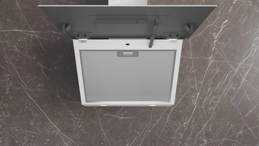 iQ500 Duvar Tipi Davlumbaz 60 cm Beyaz Cam Yüzey, Beyaz