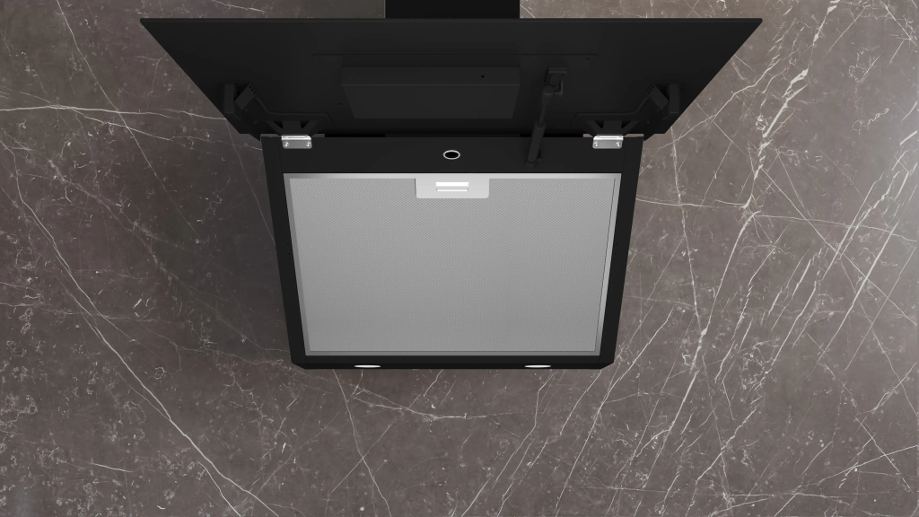 iQ500 Duvar Tipi Davlumbaz 60 cm Siyah Cam, Siyah