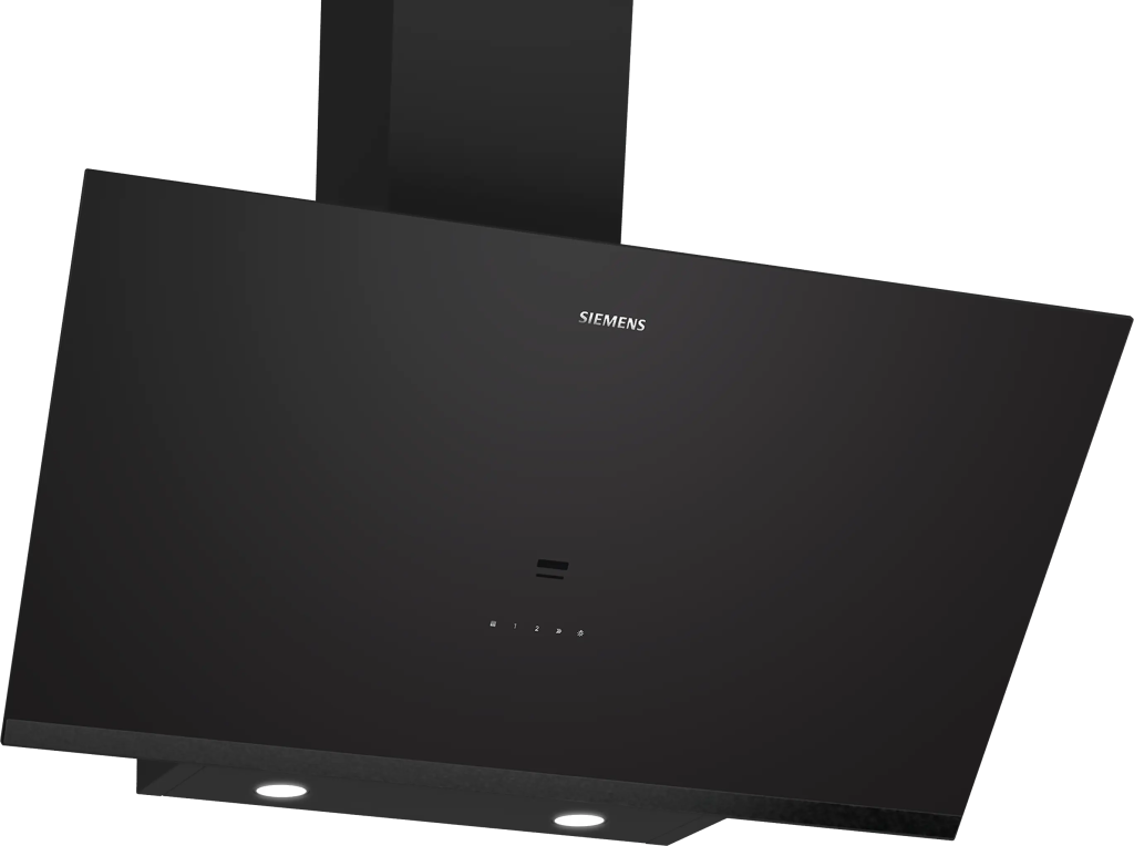 iQ500 Duvar Tipi Davlumbaz 90 cm Siyah Cam, Siyah